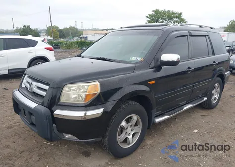 2007 Honda Pilot Ex-L from USA, damaged, VIN 5FNYF28707B011736